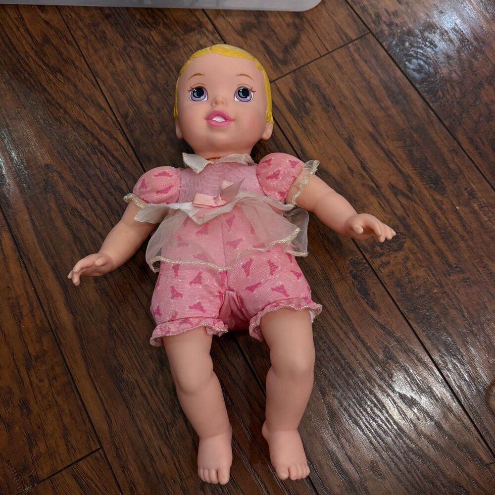 Tollytots My First Disney Princess Baby Doll 12" Aurora Molded Hair, played in